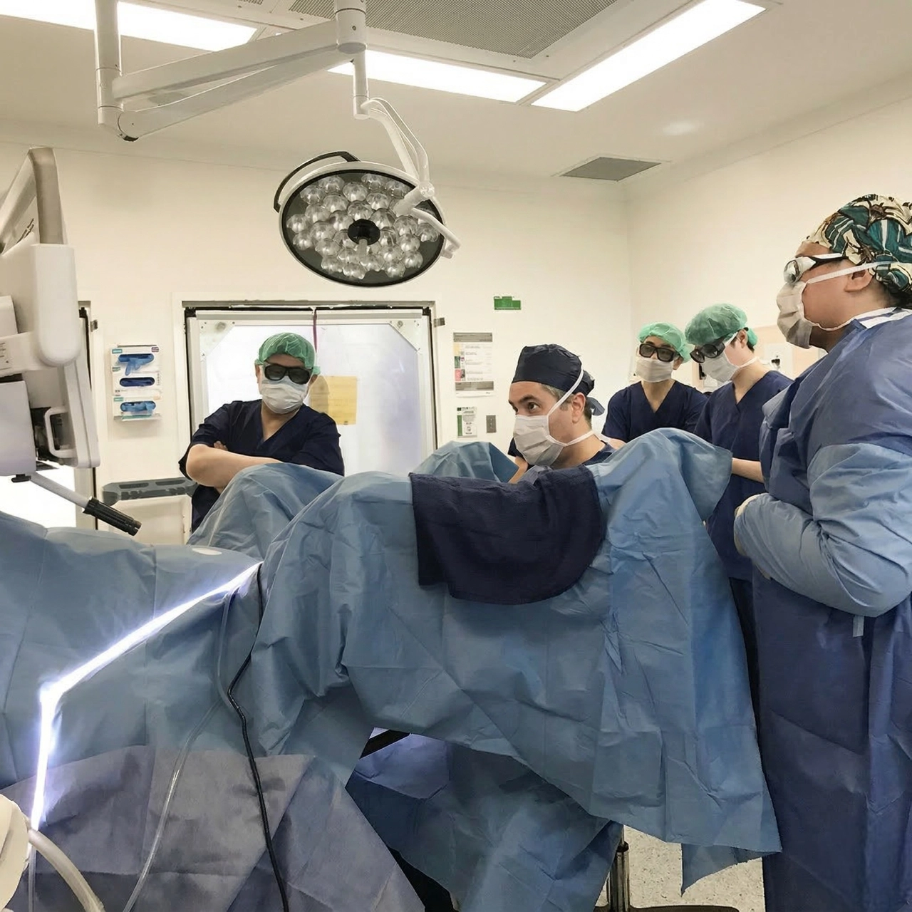 현지 병원 수술실 및 시술 환경
